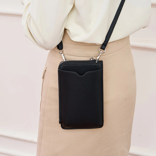 Miyin Elegant Black Zipper Wallet