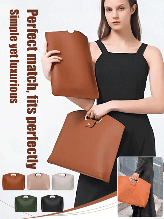 Japanese and Korean high-end genuine leather laptop bag