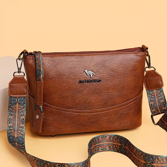 Stylish Women Crossbody Handbag – Large Capacity Soft Leather