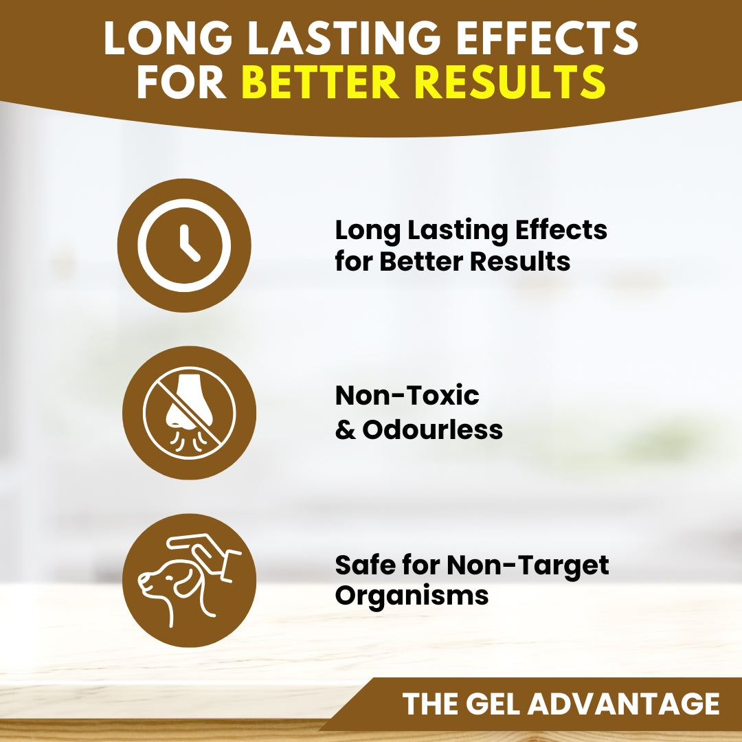 Roach Killer Gel - Long-Lasting & Eco-Friendly Protection