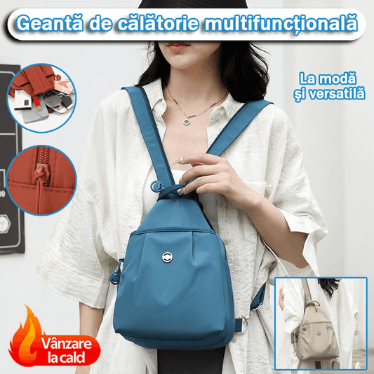 Double Zipper Large Capacity Chest Bag, Sling Crossbody Women