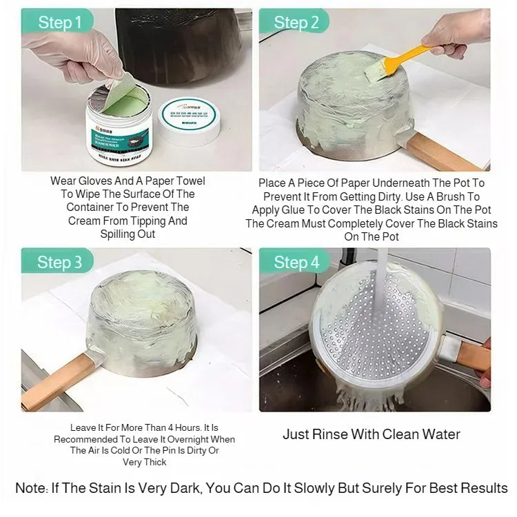 Heavy-Duty Cookware Descaling Cleaner Gel