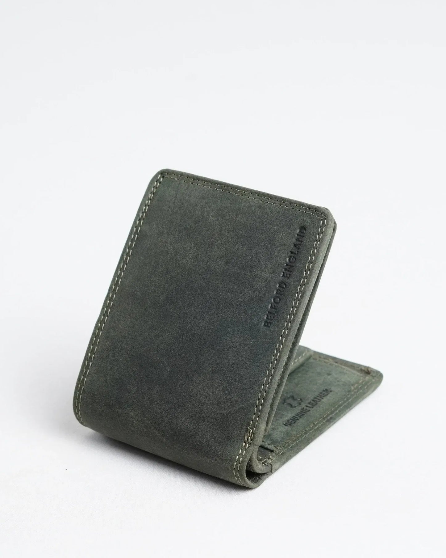 Cambridge Men’s Original Leather Wallet (Rugged Green)