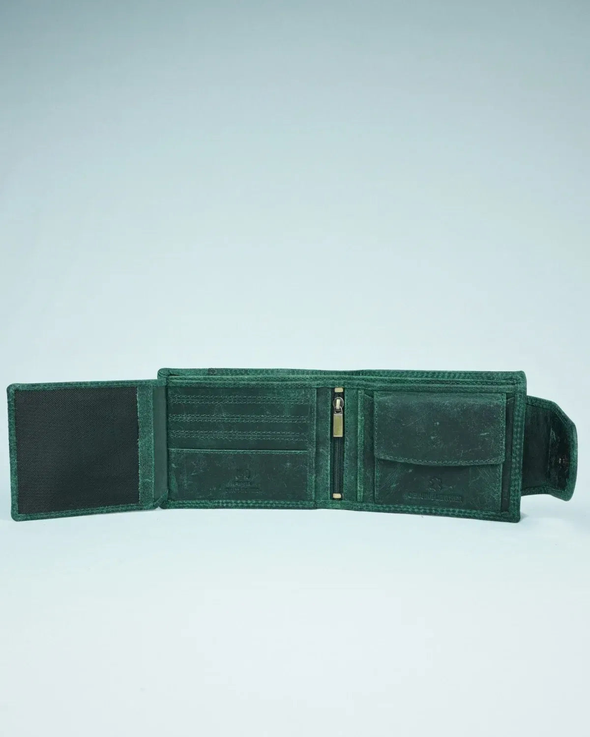 Derby – Men’s Original Leather Wallet (Rugged Green)